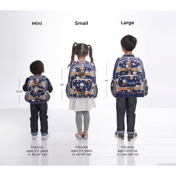 Pottery Barn Mackenzie Peanuts® Snoopy® Space Glow-in-the-Dark Backpack Large - Picture 5 of 16